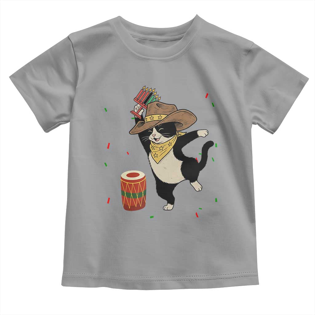 Funny Kwanzaa Cowcat Dance Toddler T Shirt Festival Of Lights African Heritage Gift - Wonder Print Shop