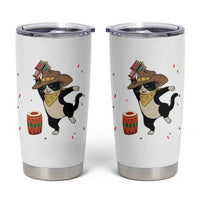 Funny Kwanzaa Cowcat Dance Tumbler Cup Festival Of Lights African Heritage Gift - Wonder Print Shop
