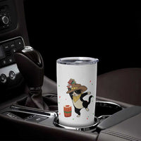 Funny Kwanzaa Cowcat Dance Tumbler Cup Festival Of Lights African Heritage Gift - Wonder Print Shop