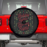 Holiday Lights And Human Rights Spare Tire Cover Christmas Activists Freedom Gift - Wonder Print Shop