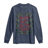 Holiday Lights And Human Rights Long Sleeve Shirt Christmas Activists Freedom Gift - Wonder Print Shop