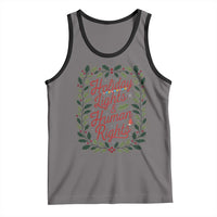 Holiday Lights And Human Rights Tank Top Christmas Activists Freedom Gift - Wonder Print Shop
