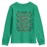 Holiday Lights And Human Rights Youth Sweatshirt Christmas Activists Freedom Gift - Wonder Print Shop