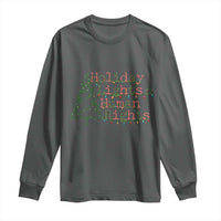 Xmas Holiday Lights And Human Rights Long Sleeve Shirt Equality Supporter Gift - Wonder Print Shop