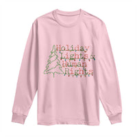 Xmas Holiday Lights And Human Rights Long Sleeve Shirt Equality Supporter Gift - Wonder Print Shop