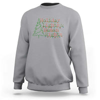 Xmas Holiday Lights And Human Rights Sweatshirt Equality Supporter Gift - Wonder Print Shop