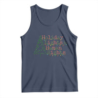 Xmas Holiday Lights And Human Rights Tank Top Equality Supporter Gift - Wonder Print Shop