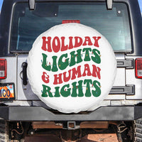 Holiday Lights And Human Rights Spare Tire Cover Supporter Gift For Civil Rights - Wonder Print Shop