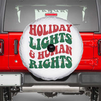 Holiday Lights And Human Rights Spare Tire Cover Supporter Gift For Civil Rights - Wonder Print Shop
