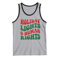 Holiday Lights And Human Rights Tank Top Supporter Gift For Civil Rights - Wonder Print Shop
