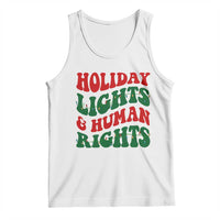 Holiday Lights And Human Rights Tank Top Supporter Gift For Civil Rights - Wonder Print Shop