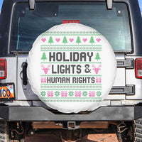 Christmas Lights For Human Rights Spare Tire Cover Equality Supporter Gift - Wonder Print Shop