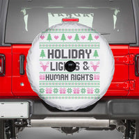 Christmas Lights For Human Rights Spare Tire Cover Equality Supporter Gift - Wonder Print Shop