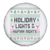 Christmas Lights For Human Rights Spare Tire Cover Equality Supporter Gift - Wonder Print Shop