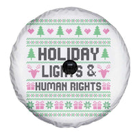 Christmas Lights For Human Rights Spare Tire Cover Equality Supporter Gift - Wonder Print Shop