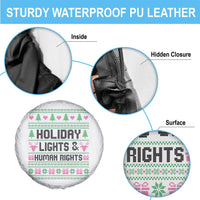 Christmas Lights For Human Rights Spare Tire Cover Equality Supporter Gift - Wonder Print Shop