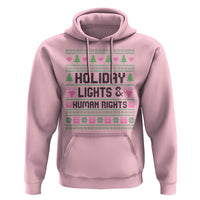 Christmas Lights For Human Rights Hoodie Equality Supporter Gift - Wonder Print Shop