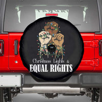 Christmas Lights And Equal Rights Spare Tire Cover Diversity Xmas Gift - Wonder Print Shop