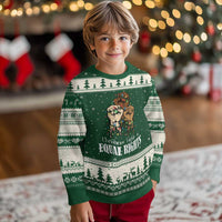 Xmas Lights And Equal Rights Ugly Christmas Sweater Diversity Xmas Gift - Wonder Print Shop