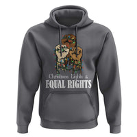 Christmas Lights And Equal Rights Hoodie Diversity Xmas Gift - Wonder Print Shop