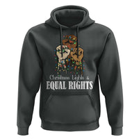 Christmas Lights And Equal Rights Hoodie Diversity Xmas Gift - Wonder Print Shop