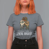 Christmas Lights And Equal Rights T Shirt For Women Diversity Xmas Gift - Wonder Print Shop
