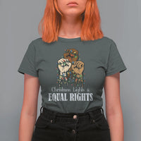 Christmas Lights And Equal Rights T Shirt For Women Diversity Xmas Gift - Wonder Print Shop