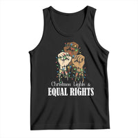 Christmas Lights And Equal Rights Tank Top Diversity Xmas Gift - Wonder Print Shop