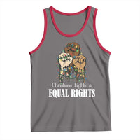 Christmas Lights And Equal Rights Tank Top Diversity Xmas Gift - Wonder Print Shop