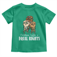 Christmas Lights And Equal Rights Toddler T Shirt Diversity Xmas Gift - Wonder Print Shop