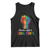 Christmas Lights Equal Rights Tank Top LGBT Hands Supporter Gift - Wonder Print Shop
