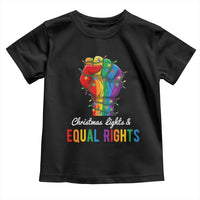 Christmas Lights Equal Rights Toddler T Shirt LGBT Hands Supporter Gift - Wonder Print Shop