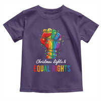 Christmas Lights Equal Rights Toddler T Shirt LGBT Hands Supporter Gift - Wonder Print Shop