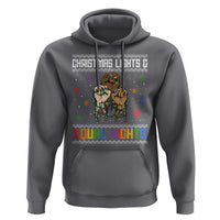 Christmas Lights And Equal Rights Ugly Sweater Hoodie Xmas Activism Gift - Wonder Print Shop