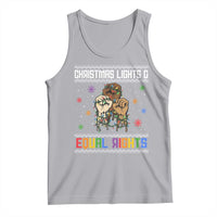 Christmas Lights And Equal Rights Ugly Sweater Tank Top Xmas Activism Gift - Wonder Print Shop