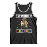 Christmas Lights And Equal Rights Ugly Sweater Tank Top Xmas Activism Gift - Wonder Print Shop