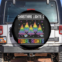 Christmas Equality Lights Ugly Sweater Spare Tire Cover Xmas Activism Gift - Wonder Print Shop