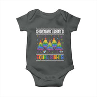 Christmas Equality Lights Ugly Sweater Baby Onesie Xmas Activism Gift - Wonder Print Shop