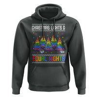 Christmas Equality Lights Ugly Sweater Hoodie Xmas Activism Gift - Wonder Print Shop