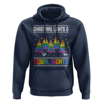 Christmas Equality Lights Ugly Sweater Hoodie Xmas Activism Gift - Wonder Print Shop