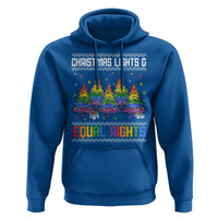 Christmas Equality Lights Ugly Sweater Hoodie Xmas Activism Gift - Wonder Print Shop
