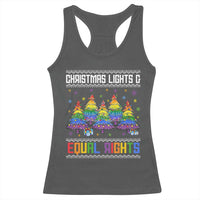 Christmas Equality Lights Ugly Sweater Racerback Tank Top Xmas Activism Gift - Wonder Print Shop