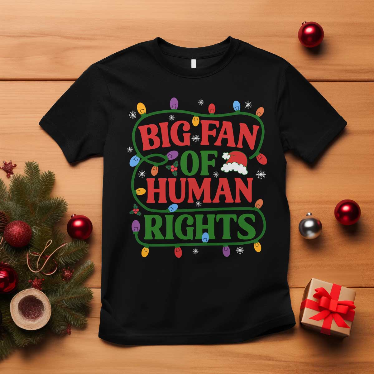 Big Fan Of Human Rights T Shirt Equality Activists Christmas Gift - Wonder Print Shop