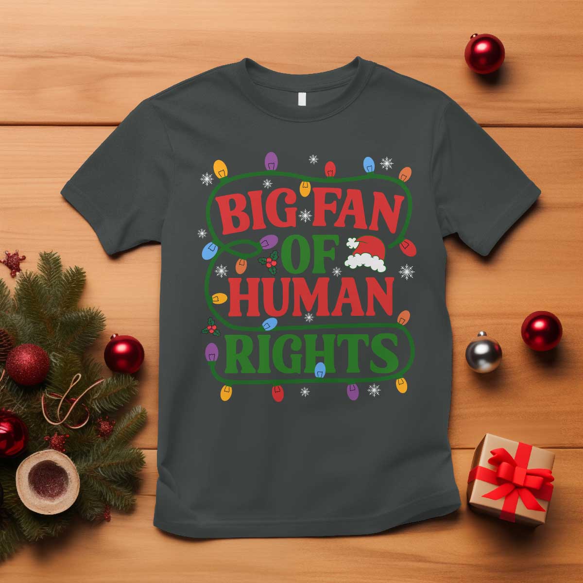 Big Fan Of Human Rights T Shirt Equality Activists Christmas Gift - Wonder Print Shop