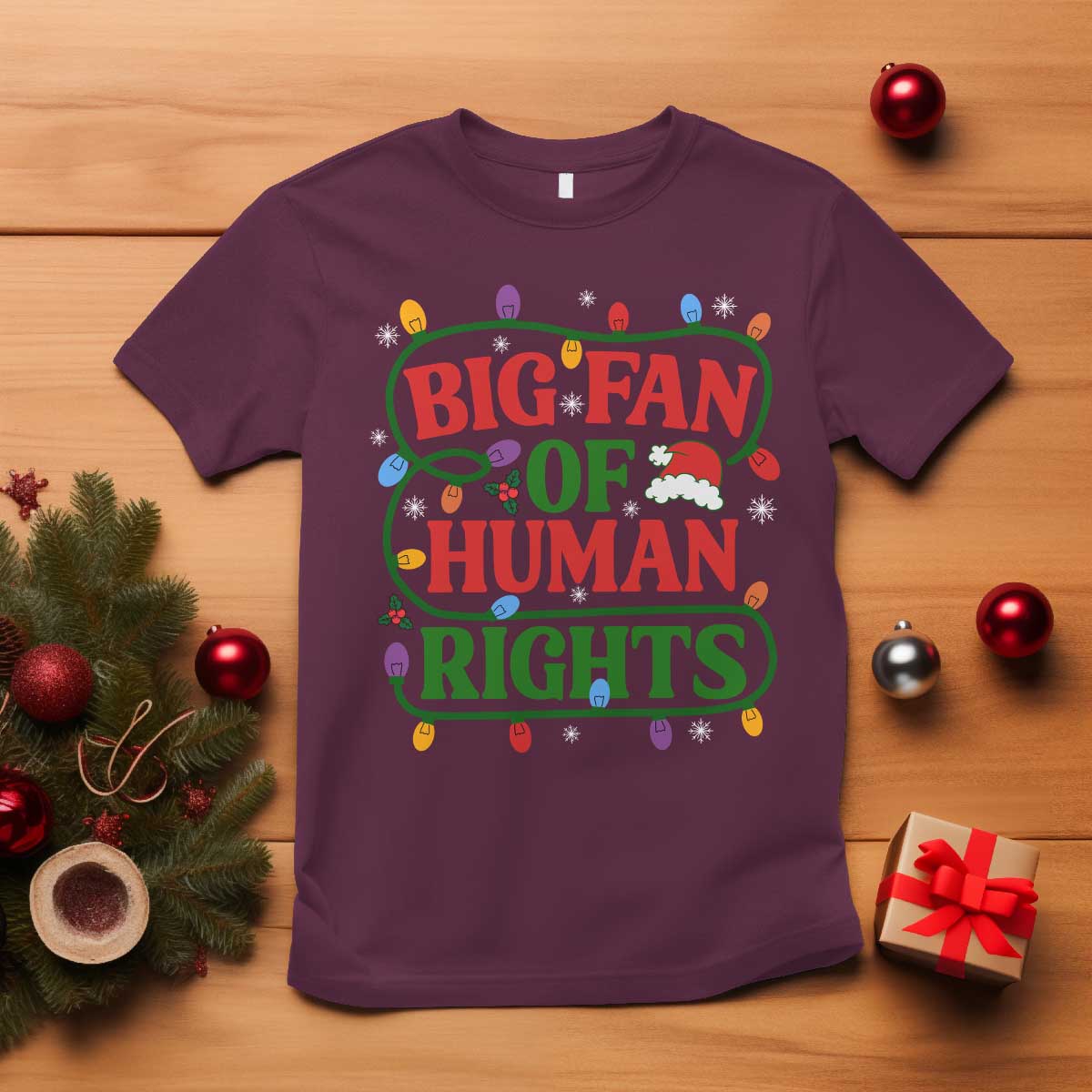 Big Fan Of Human Rights T Shirt Equality Activists Christmas Gift - Wonder Print Shop