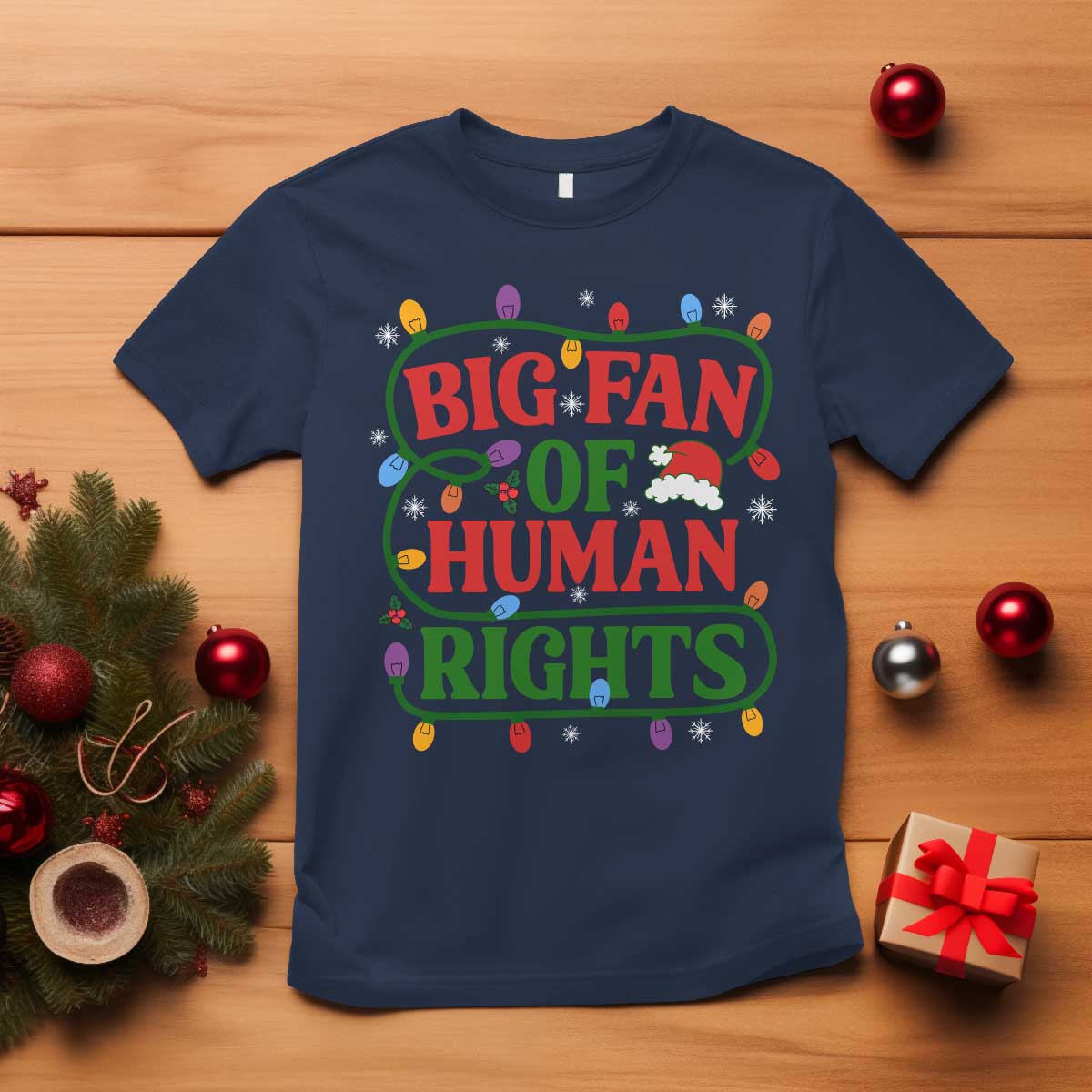 Big Fan Of Human Rights T Shirt Equality Activists Christmas Gift - Wonder Print Shop