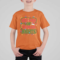 Big Fan Of Human Rights T Shirt For Kid Equality Activists Christmas Gift - Wonder Print Shop
