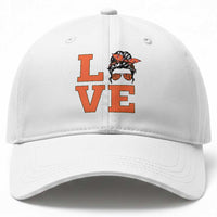 Love Vintage Cool Pun Girl Baseball Cap Game Day Gift