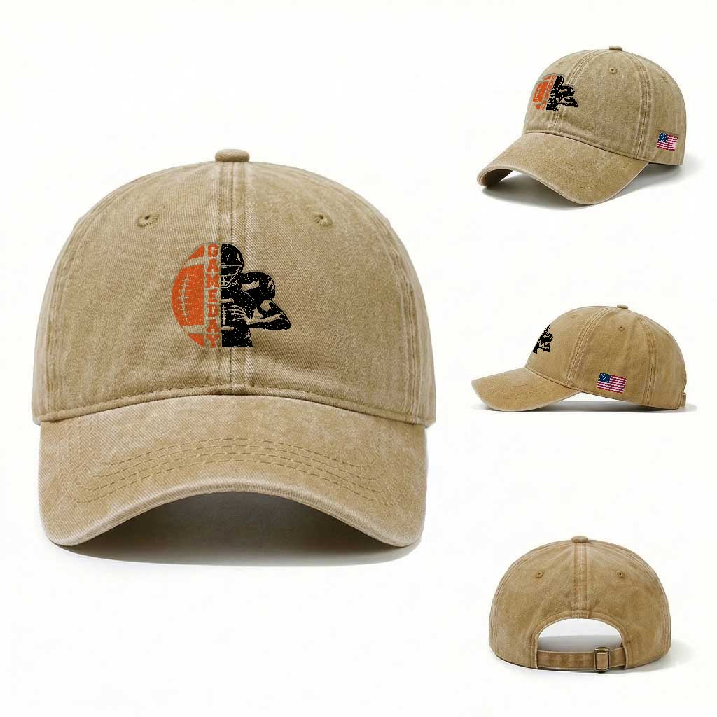 Midwest Football Lover Washed Cotton Baseball Cap CFBB Fan Gift
