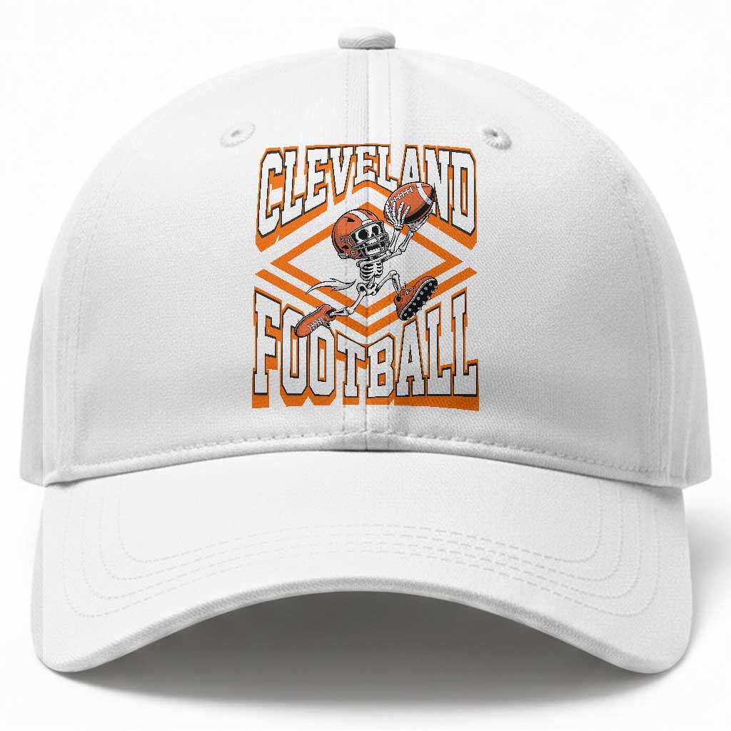 Funny Skeleton Dark Football Baseball Cap CFBB Fan Gift